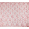 Blush Pink Floral Designer Synthetic Lace Fabric 3.0 Mtrs Piece 140 Cms Width China Origin-D28561