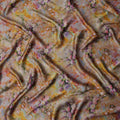 Multicolor Wildflower Floral Silk Crepe Fabric 140cm