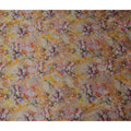 Multicolor Wildflower Floral Silk Crepe Fabric 140cm