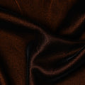Cocoa Brown Plain Synthetic Blended Velvet Fabric