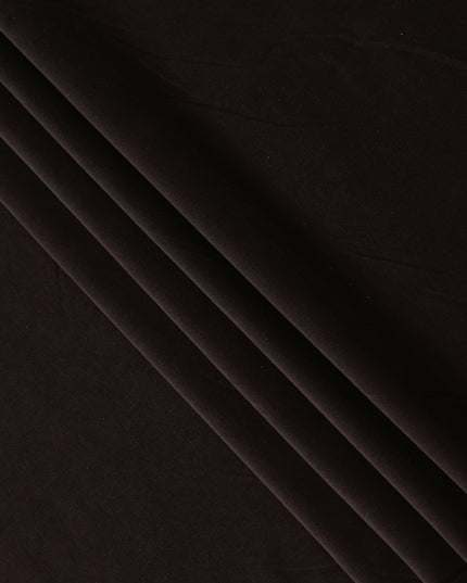 Rich Dark Chocolate Brown Premium Blended Cotton Corduroy Suiting Fabric 150 Cm Width Soft Fine Ribbed Texture Durable Breathable Fabric For Suits Blazers Trousers Made In Italy-D28869 Regal Fabrics