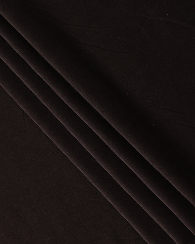 Rich Dark Chocolate Brown Premium Blended Cotton Corduroy Suiting Fabric 150 Cm Width Soft Fine Ribbed Texture Durable Breathable Fabric For Suits Blazers Trousers Made In Italy-D28869 Regal Fabrics