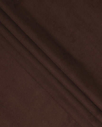 Deep Cocoa Brown Premium Blended Cotton Corduroy Suiting Fabric 150 Cm Width Soft Fine Ribbed Texture Durable Breathable Fabric For Suits Blazers Trousers Made In Italy-D28870 Regal Fabrics