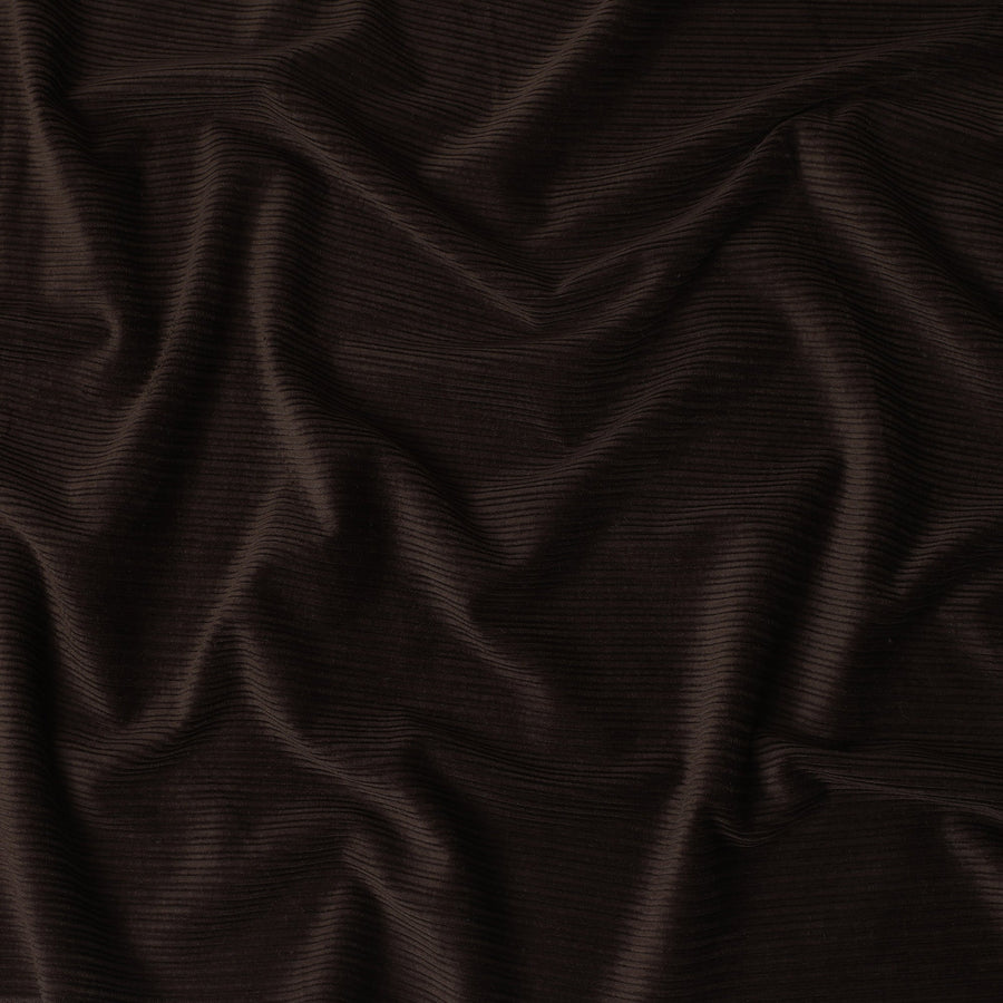 Rich Espresso Brown Premium Blended Cotton Corduroy Suiting Fabric 150 Cm Width Soft Fine Ribbed Texture Durable Breathable Fabric For Suits Blazers Trousers Made In Italy-D28872 Regal Fabrics