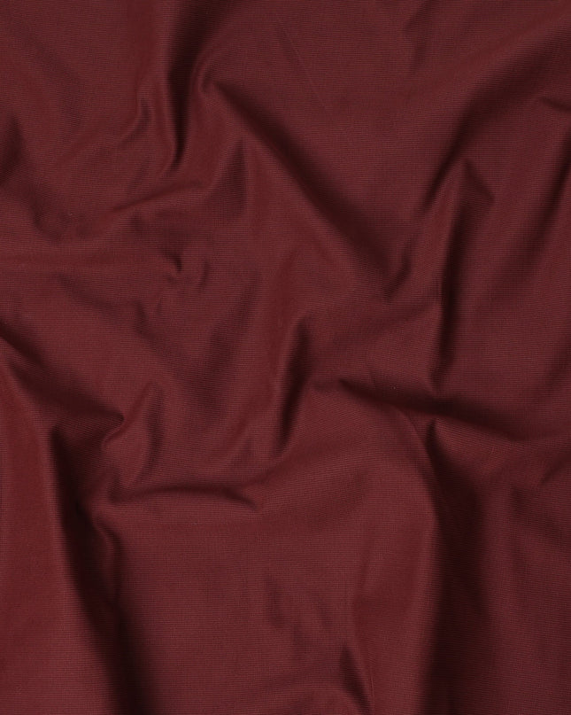 Burgundy Red Premium Blended Cotton Corduroy Suiting Fabric 150 Cm Width Soft Ribbed Texture Durable Breathable Fabric For Suits Blazers Trousers Casual Formal Wear Made In Italy-D28864 Regal Fabrics