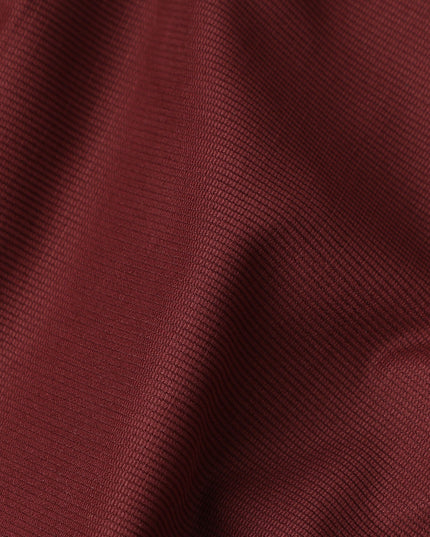Burgundy Red Premium Blended Cotton Corduroy Suiting Fabric 150 Cm Width Soft Ribbed Texture Durable Breathable Fabric For Suits Blazers Trousers Casual Formal Wear Made In Italy-D28864 Regal Fabrics