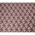 Maroon Leaf Printed Cotton Lawn Fabric Soft Lightweight Breathable Dressmaking Sewing Material 4.0 Meters Length 110 Cms Width India-D27619