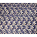 Navy Blue Leaf Printed Cotton Lawn Fabric 4.0 Meters Length 110 Cms Width Soft Lightweight Breathable Sewing India-D27616