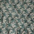 Green Leaf Printed Cotton Lawn Fabric 4.0 Meters Length 110 Cms Width Soft Lightweight Breathable Sewing India-D27617