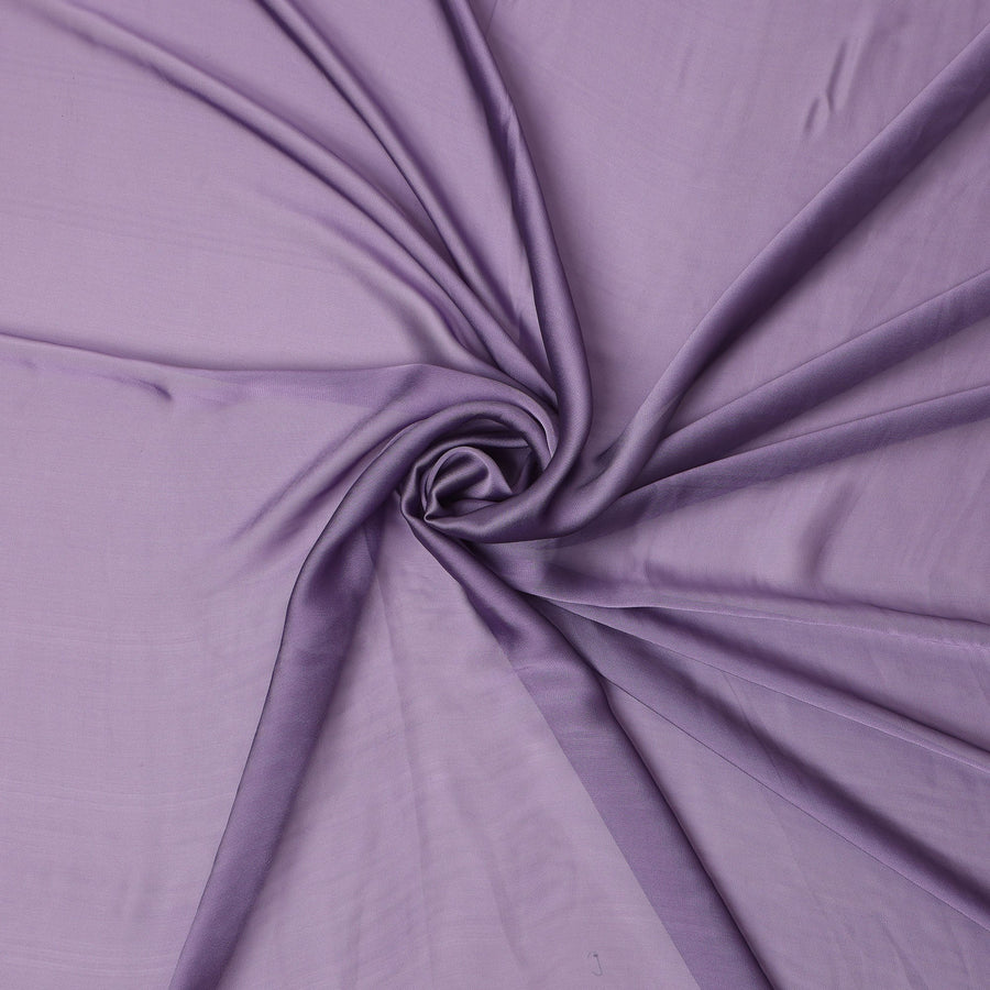 Lavender Purple Plain Synthetic Polyester Chiffon Fabric 110 Cms Width Lightweight Soft Flowing Dress Material India-D28735 Regal Fabrics
