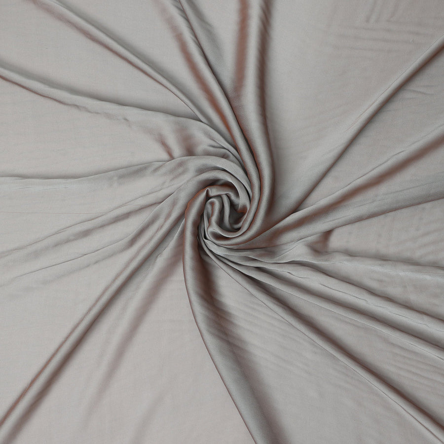 Beige Cream Plain Synthetic Polyester Chiffon Fabric 110 Cms Width Lightweight Soft Flowing Dress Material India-D28749 Regal Fabrics