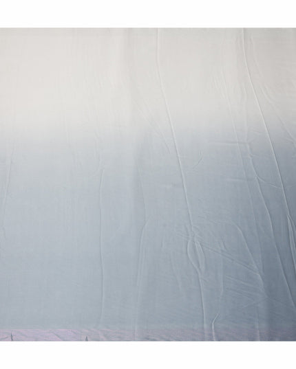 Silver Grey Plain Synthetic Satin Fabric 110 Cms Width Smooth Glossy Soft Draping Dress Material India-D28751 Regal Fabrics