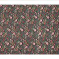 Grey Floral Printed Silk Crepe Fabric Soft Lightweight Breathable Material for Dressmaking Sewing Craft Apparel Use 110 Cms Width India Origin-D27287 Regal Fabrics