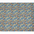 Blue Floral Printed Silk Crepe Fabric Soft Lightweight Breathable Material for Dressmaking Sewing Apparel Craft Use 110 Cms Width India Origin-D27292 Regal Fabrics