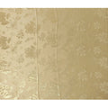 Champagne Gold Premium Pure silk Satin Fabric with Jacquard metallic, 110 Cms, India-D26905