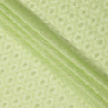 Pista Green Self Embroidered Paisley Motif Viscose Cotton Fabric 110 Cms India-D27022 - Regal Fabrics