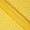 Yellow Self Embroidered Paisley Motif Viscose Cotton Fabric 110 Cms India-D27020 - Regal Fabrics