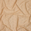 Peach Self Embroidered Paisley Motif Viscose Cotton Fabric 110 Cms India-D27023 - Regal Fabrics