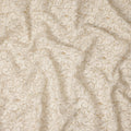 Cream Beige Floral Vine Printed Blended Linen Fabric Soft Breathable Lightweight Linen Blend Cloth for Apparel Sewing Craft Dressmaking Material 150 Cms Width Premium Quality Indian Origin Fabric-D28483 - Regal Fabrics