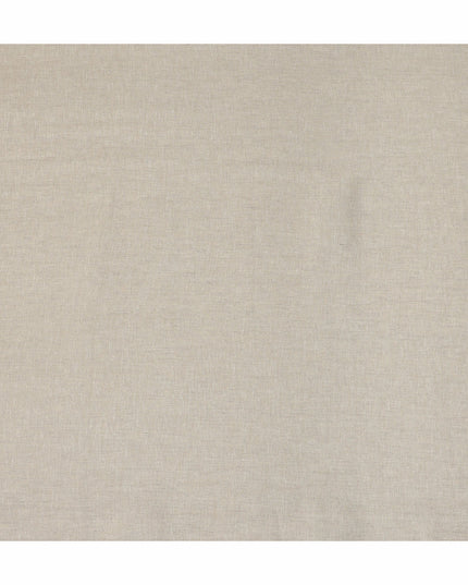 Ivory Cream Pure Linen 60 Lea Fabric 150cm India