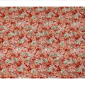 Rust Red Allover Floral Printed Viscose Fabric Soft Lightweight Flowing Dress Material 110 Cms India-D27325