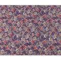 Purple Mauve Floral Allover Printed Viscose Modal Satin Fabric, 110 Cms, India-D26895