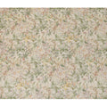 Cream Sage Green Floral Watercolor Print Viscose Crepe Fabric 110 Cms India-D27016 - Regal Fabrics