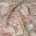 Taupe Beige Pastel Abstract Floral Print Viscose Crepe Fabric 110 Cms India-D27018 - Regal Fabrics