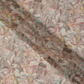 Taupe Beige Pastel Abstract Floral Print Viscose Crepe Fabric 110 Cms India-D27018 - Regal Fabrics