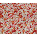 Red Floral Printed Viscose Crepe Fabric 110 Cms Width Soft Flowing Lightweight Dress Material India-D27930 Regal Fabrics