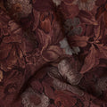 Maroon Floral Printed Viscose Crepe Fabric 110 Cms Width Soft Flowing Lightweight Dress Material India-D27929 Regal Fabrics
