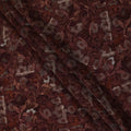 Maroon Floral Printed Viscose Crepe Fabric 110 Cms Width Soft Flowing Lightweight Dress Material India-D27929 Regal Fabrics