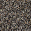 Black Vintage Paisley Floral Print Viscose Crepe Fabric 110 Cms India-D27013 - Regal Fabrics