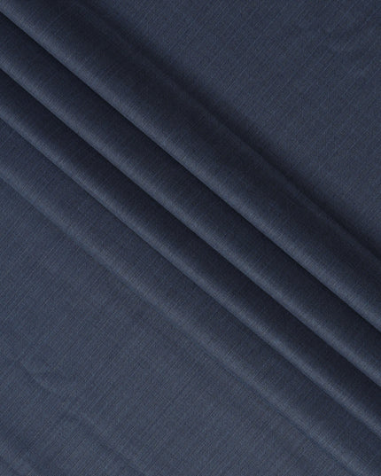 Blue Premium Super 140’s SCABAL English All Wool Suiting Fabric, Width 150 cms, 3.75 Mtrs Cut, Made in United Kingdom-D26781