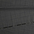 Grey Check Premium Super 140’s SCABAL English All Wool Suiting Fabric, Width 150 cms, 3.75 Mtrs Cut, Made in United Kingdom-D26780