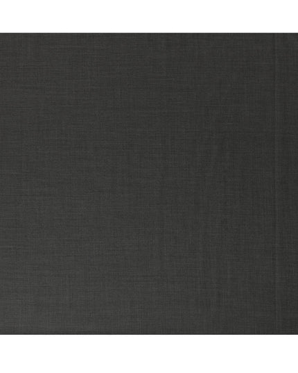 Charcoal Grey Premium Super 140’s SCABAL English All Wool Suiting Fabric, Width 150 cms, 3.75 Mtrs Cut, Made in United Kingdom-D26779