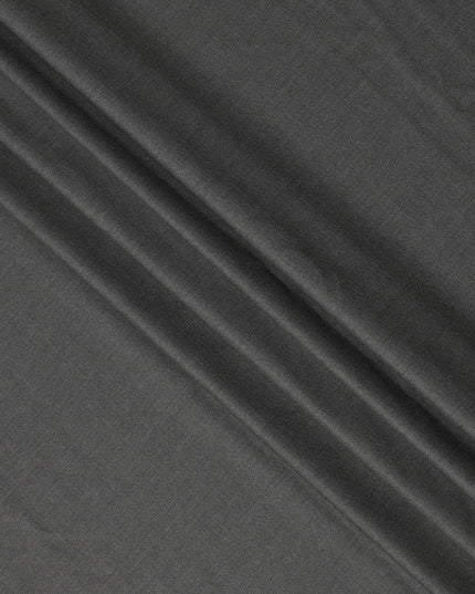 Dark Grey Super 180’s All Wool Suiting Fabric, 150 cm Width, 3.75 Mtrs Piece, SCABAL Premium Cloth, Made in Italy-D26803