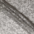 Grey Floral Embroidered Synthetic Lace Fabric 140 Cms From China-D27257