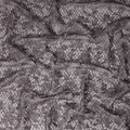 Black Floral Embroidered Synthetic Lace Fabric 140 Cms From China-D27254 - Regal Fabrics