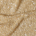 Antique Gold Silk Georgette Sequin Fabric 110cm