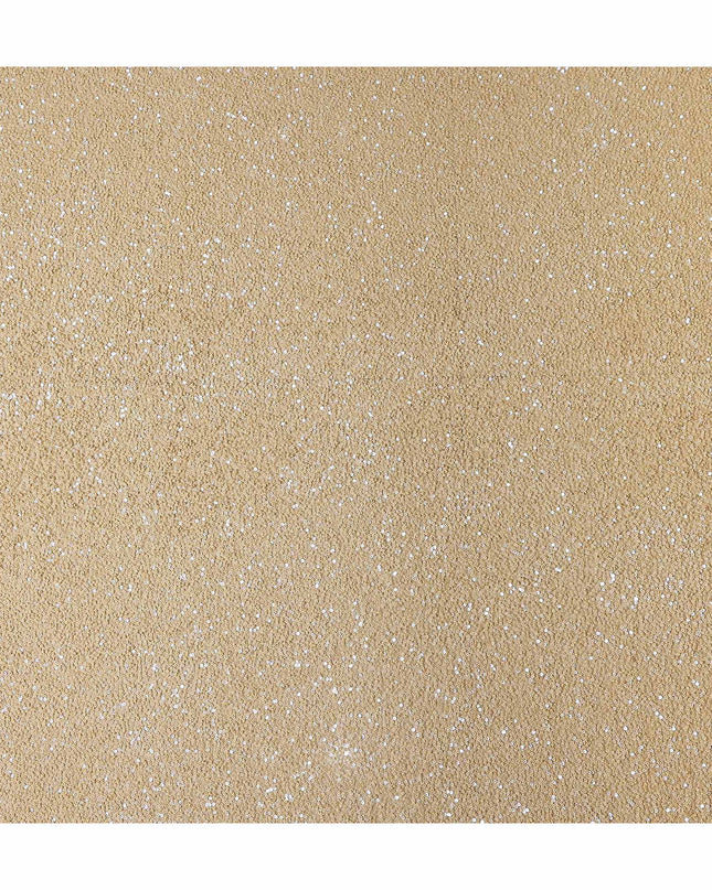 Antique Gold Silk Georgette Sequin Fabric 110cm