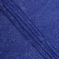 Royal Blue Silk Georgette Sequin Fabric 110cm