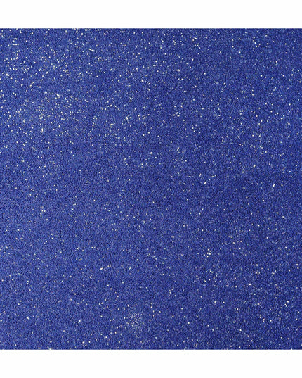 Royal Blue Silk Georgette Sequin Fabric 110cm