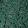 Forest Teal Green Silk Georgette Sequin Fabric 110cm