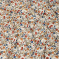 Cream Multicolor Meadow Floral Print Cotton Lawn Fabric – Delicate Garden Design, 110 cm Width, Made in Japan-D26852