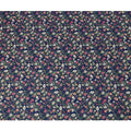 Navy Multicolor Meadow Floral Print Cotton Lawn Fabric – Delicate Garden Design, 110 cm Width, Made in Japan-D26848