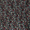 Black Multicolor Meadow Floral Print Cotton Lawn Fabric – Delicate Garden Design, 110 cm Width, Made in Japan-D26850