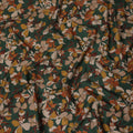 Green Mustard Rust Multicolor Floral Print Cotton Lawn Fabric – Artistic Bloom Design, 110 cm Width, Made in Japan-D26840