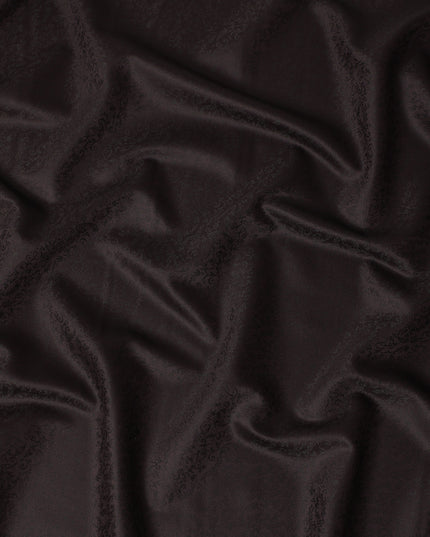 Dark Espresso Brown Premium Italian Blended Wool Jacquard Jacketing Fabric 150 Cms Width Smooth Soft Luxurious Durable Wrinkle Resistant Material for Blazers Jackets-D28617 - Regal Fabrics