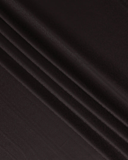 Dark Espresso Brown Premium Italian Blended Wool Jacquard Jacketing Fabric 150 Cms Width Smooth Soft Luxurious Durable Wrinkle Resistant Material for Blazers Jackets-D28617 - Regal Fabrics